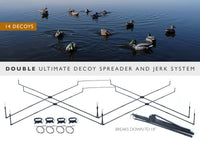 Double Ultimate Spreader System - 14 Moving Decoys