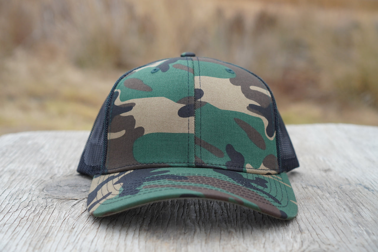 Fully Custom Leather Patch Hat for Yourself - Guide Service - Hunting Crew - Business - Lodge - ETC.