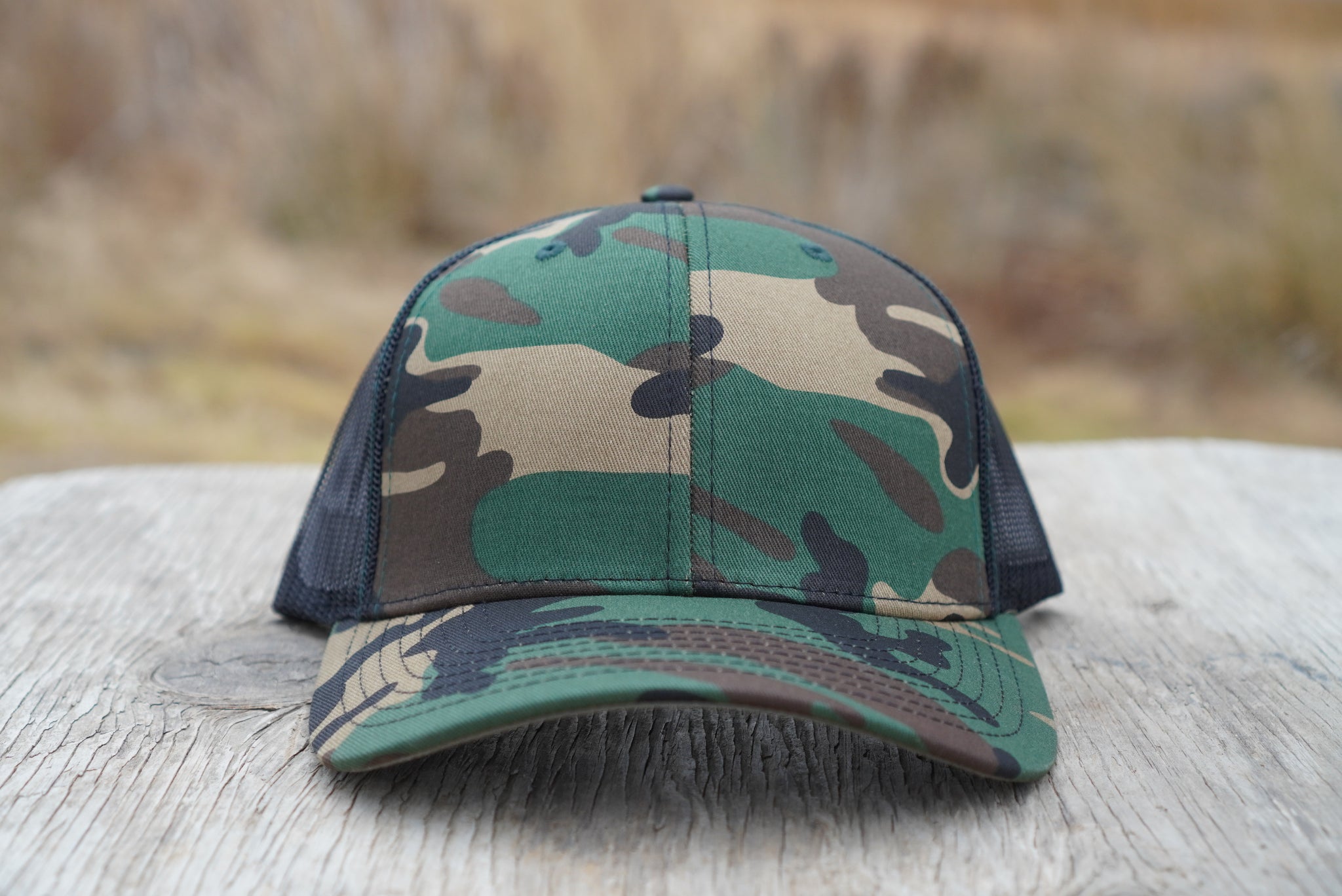 Leather Deer Skull Patch on Classic Duck Camo Hat. – Southernhood