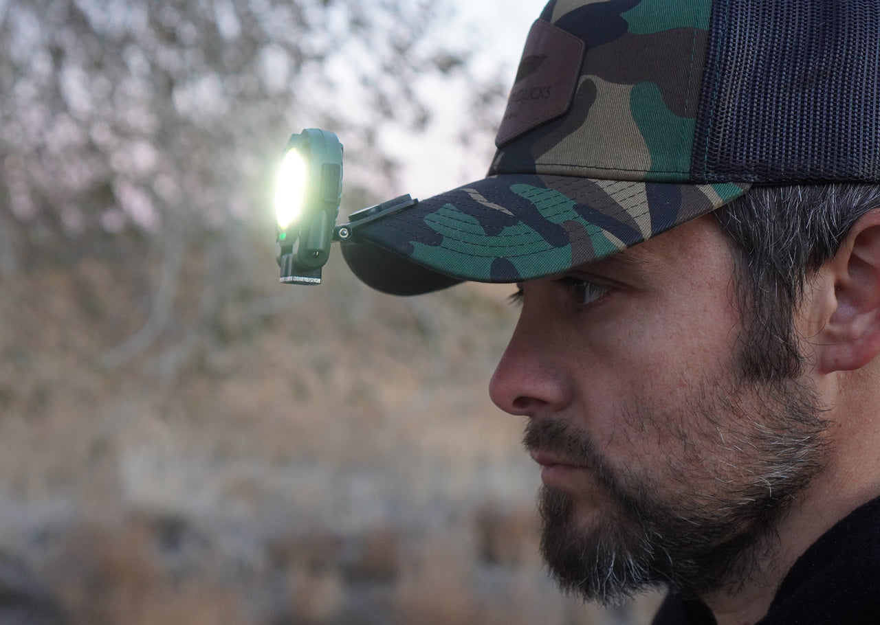 HAT LIGHT - Clips on Hat - 500 Lumens - Magnet - Adjustable - 4 Light Modes - Bottle Opener