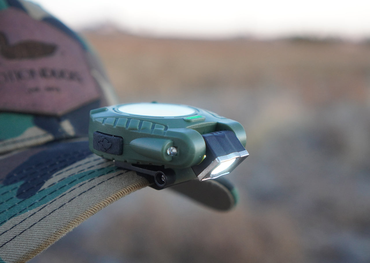 HAT LIGHT - Clips on Hat - 500 Lumens - Magnet - Adjustable - 4 Light Modes - Bottle Opener