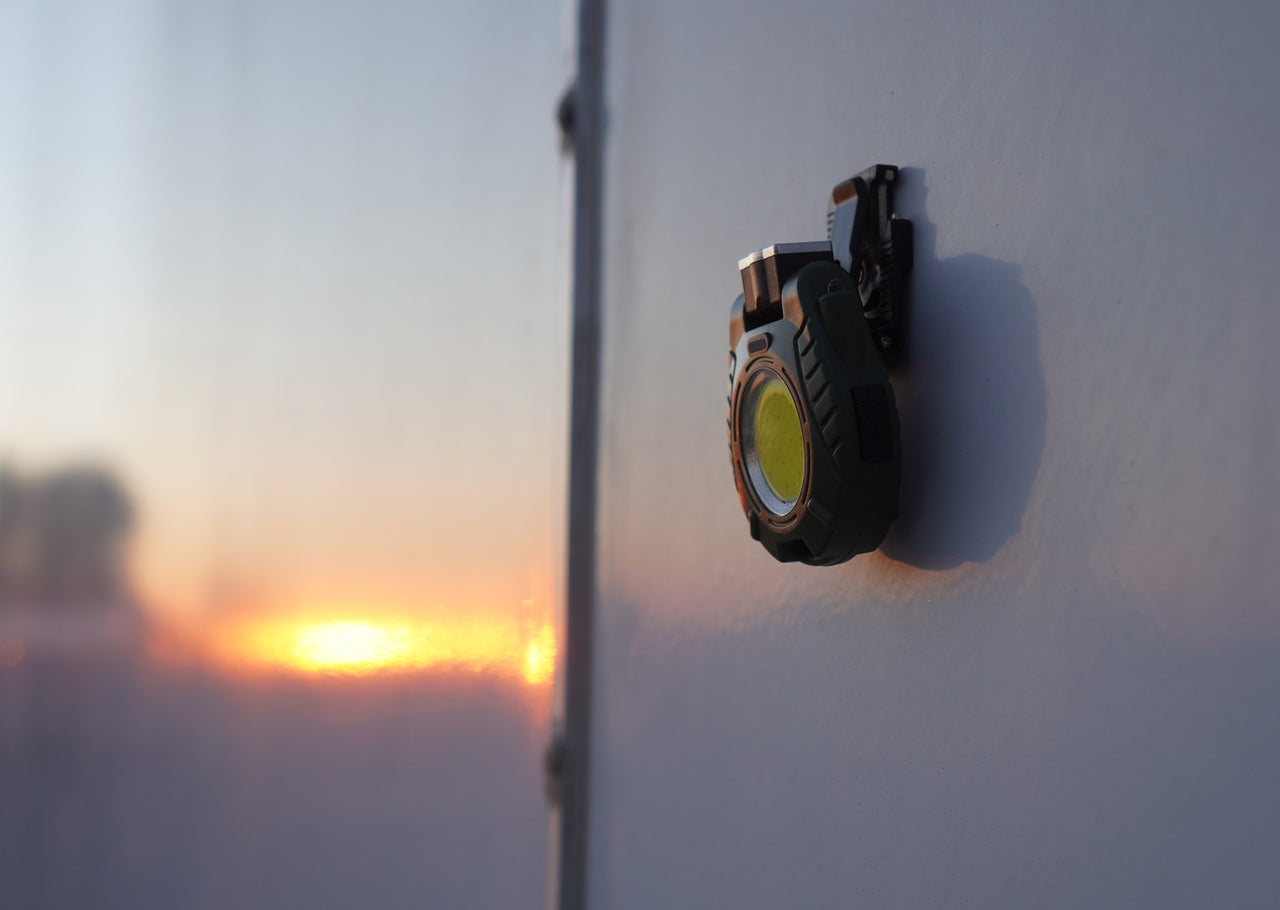HAT LIGHT - Clips on Hat - 500 Lumens - Magnet - Adjustable - 4 Light Modes - Bottle Opener