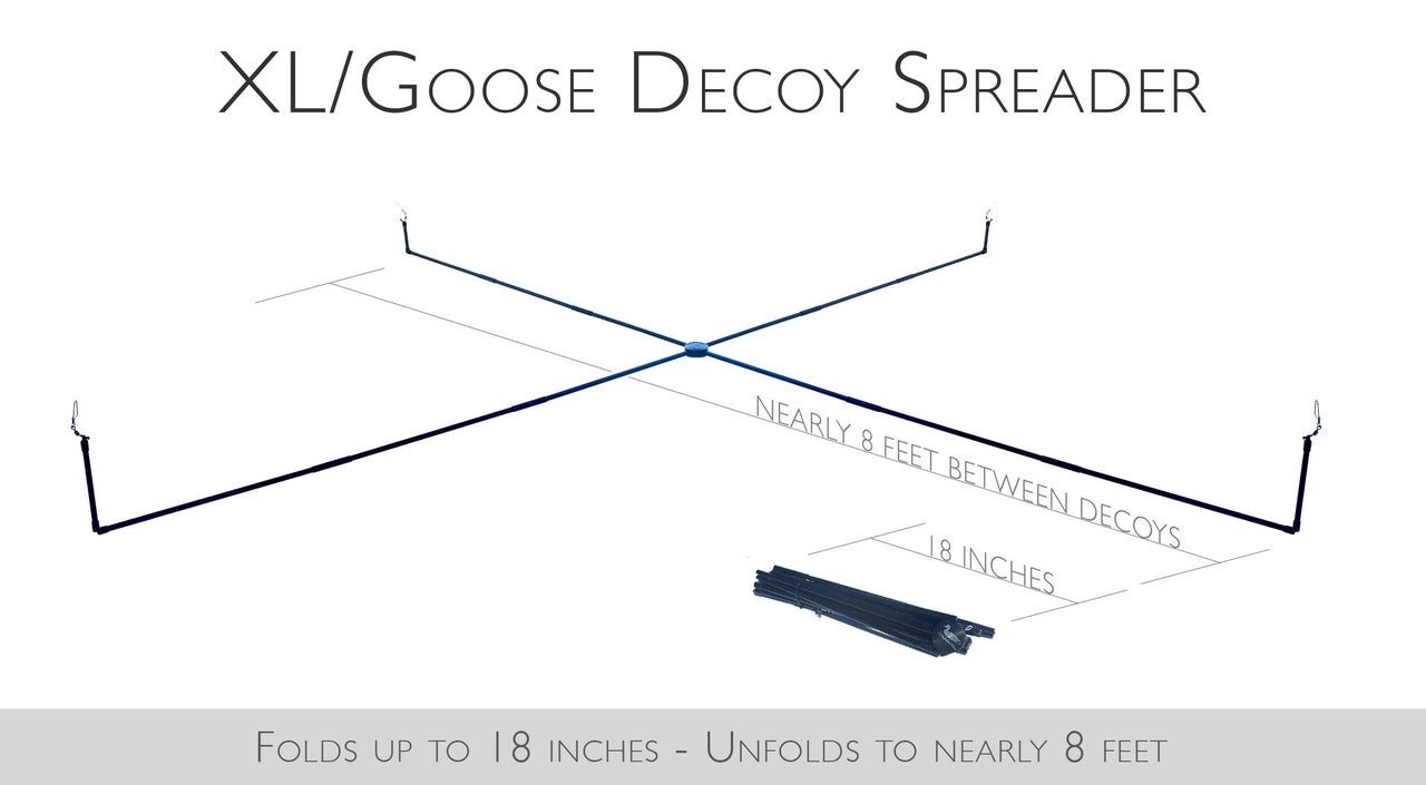 XL/Goose Decoy Spreader with Jerk Rig