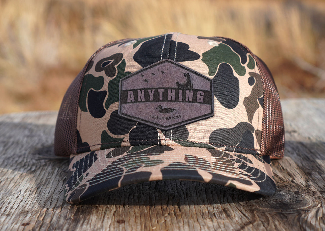 Custom Name Hat - Leather Patch - Many Colors