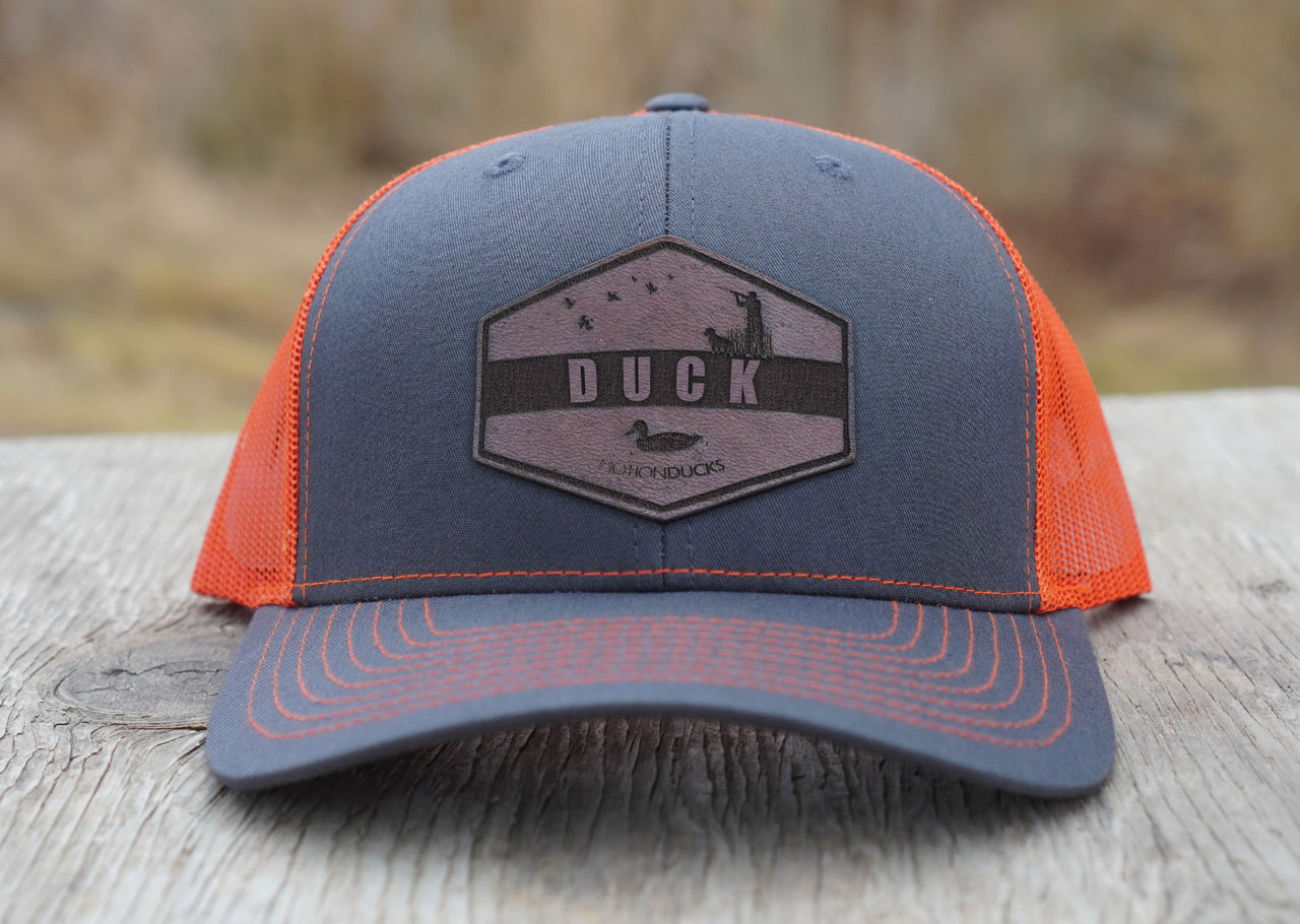 Custom Name Hat - Leather Patch - Many Colors