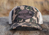 Custom Name Hat - Leather Patch - Many Colors