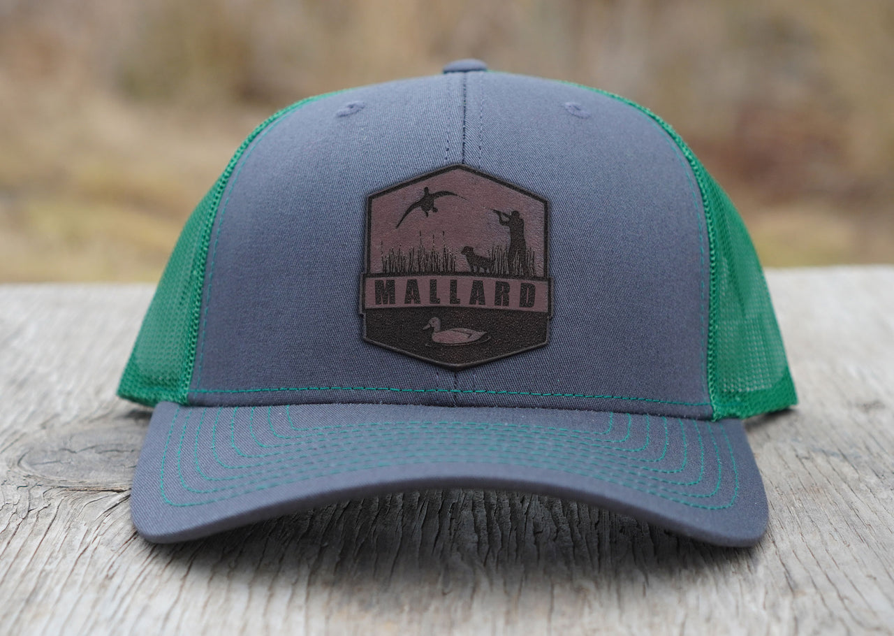 Custom Name Hat - Leather Patch - Many Colors