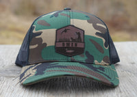 Custom Name Hat - Leather Patch - Many Colors